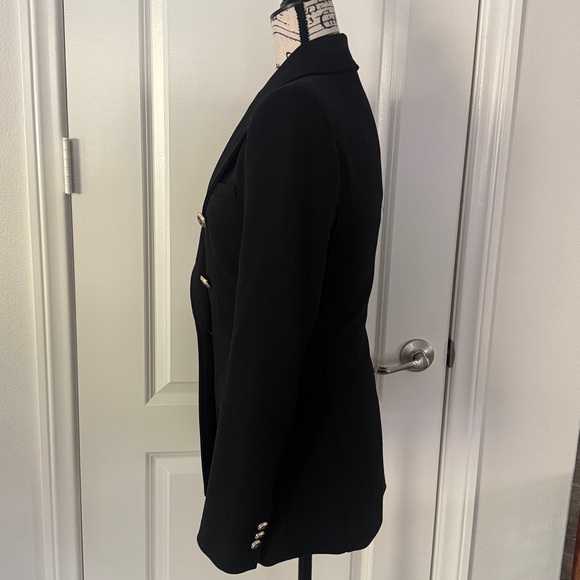 Zara Black Double-Breasted Women's Blazer - Picture 6 of 13